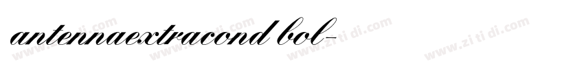 antennaextracond bol字体转换
